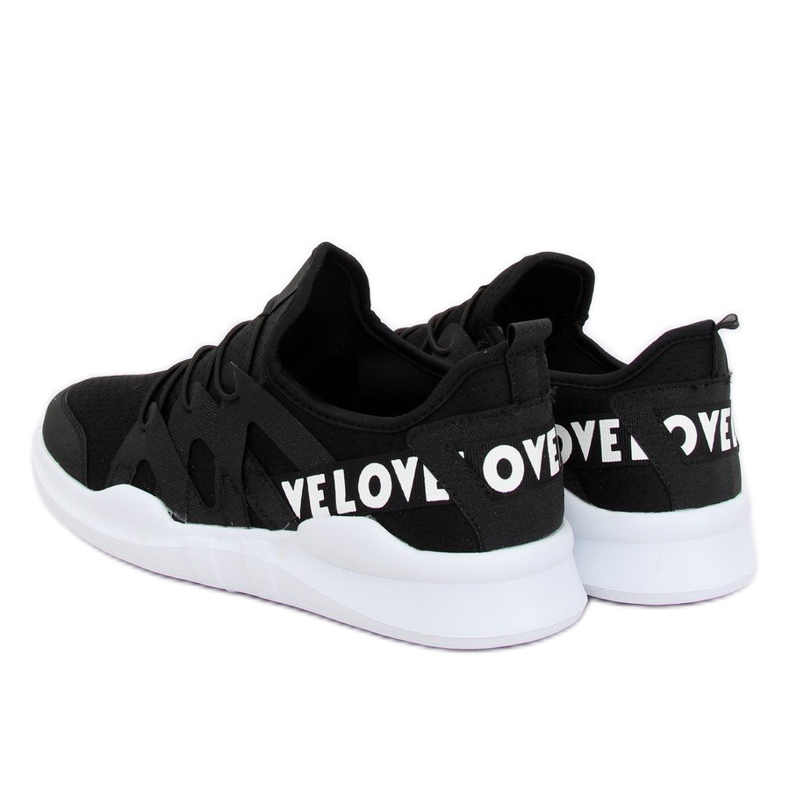 Schwarz R-392 Schwarze Sportschuhe 2