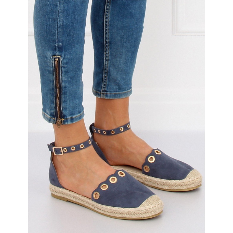 Espadrilles mit Riemen LX170 Blau marineblau 2