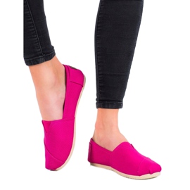 SHELOVET Klassische rosa Slipper 2