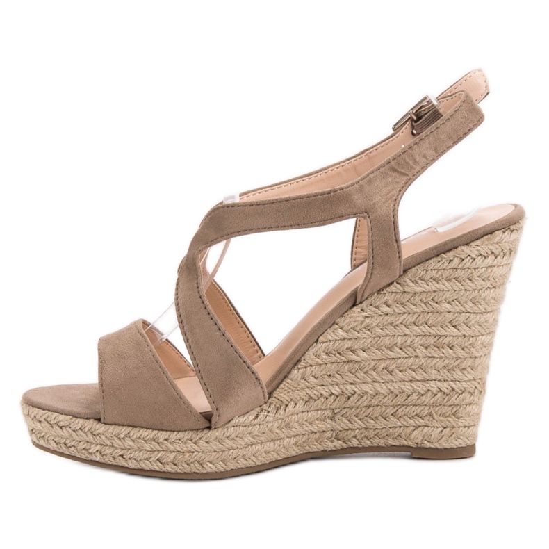 Espadrilles auf Kotrurnie Sandalen braun 1