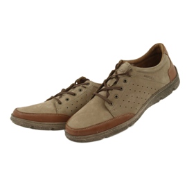 Herrenschuhe Badura 3524 beige / braun 3