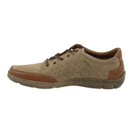Herrenschuhe Badura 3524 beige / braun 2