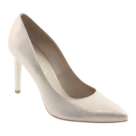 Pumps Damen Lederschuhe gold Anis 4527 golden 1