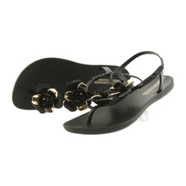 Ipanema Sandalen Damenschuhe mit Blumen 82662 schwarz gelb 3