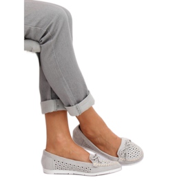 Grau Damen Slipper T339P Grau 1