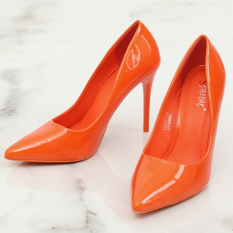 Orange Damen-Stilettos LE03P Orange II-GAT 1