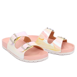 Pink BG28P Pinke Petrol Pantoffeln rosa 2