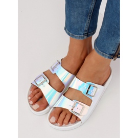 Weiß BG28P Weiße Benzinpantoffeln 1