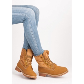 Trapper mit Schaffell braun 1