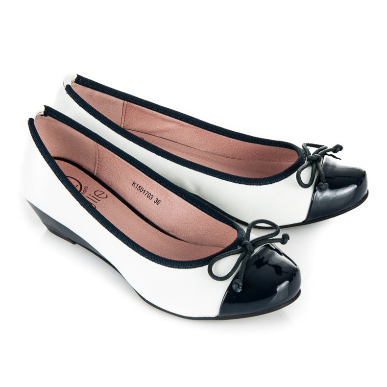 Kylie Keilpumpen weiß 1