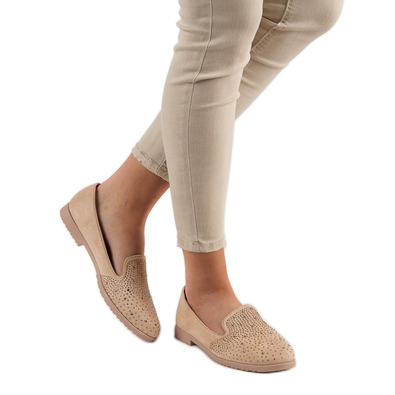 Beige Lords mit Kristallen 1