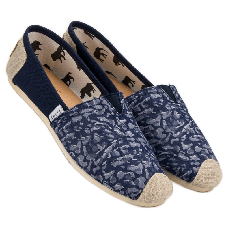 L. Day Blaue Slipons schwarz 2