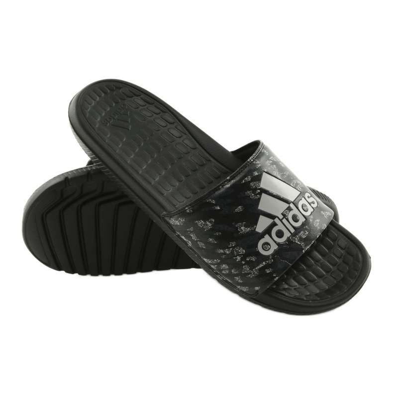 Adidas Voloomix BB7400 Hausschuhe schwarz grau 4