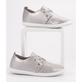 Super Mode Klassische graue Schuhe 2