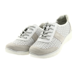 Sportschuhe für Damen Filippo 028 weiß und grau 5