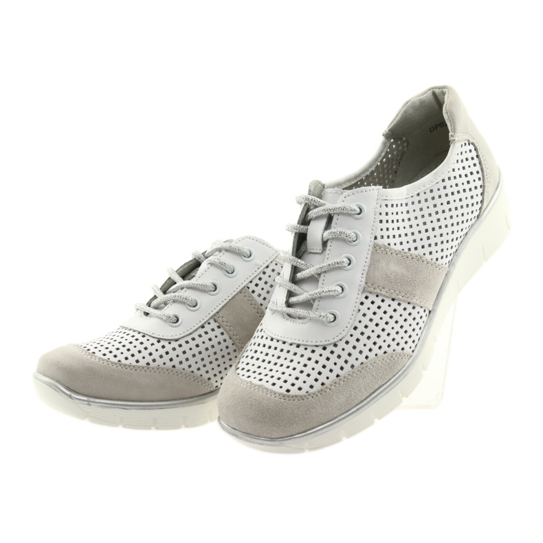 Sportschuhe für Damen Filippo 028 weiß und grau 3