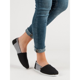 Leichte Turnschuhe zum Hineinschlüpfen weiß schwarz 1