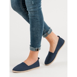 Marineblaue Slip-On-Sneakers 2