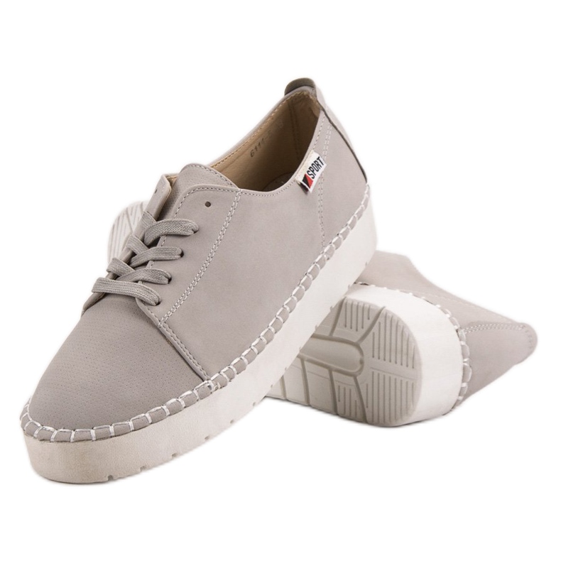 Graue Schnürschuhe VICES 1