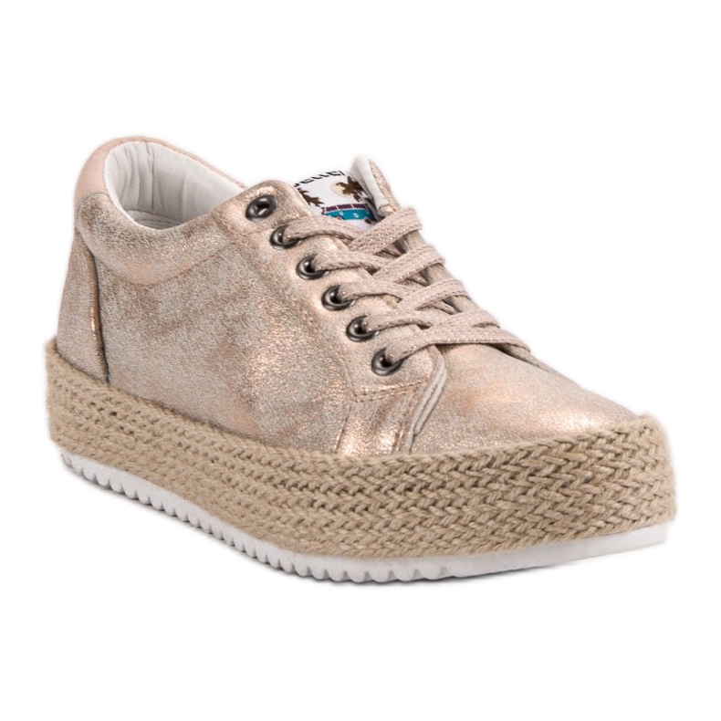 Betler Modische Espadrilles-Sneaker rosa 1