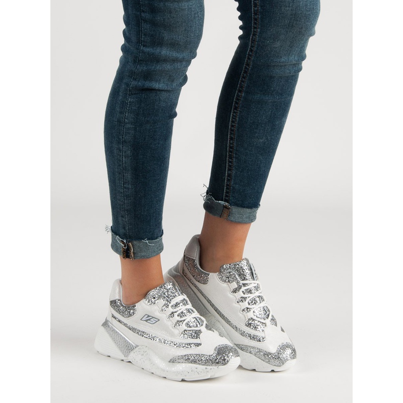 Sportschuhe mit Glitzer VICES weiß 2