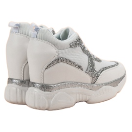 VICES Sneaker mit Brokat weiß 2