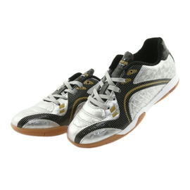 American Club OG13 Silver Sporthallenschuhe schwarz grau gelb 3