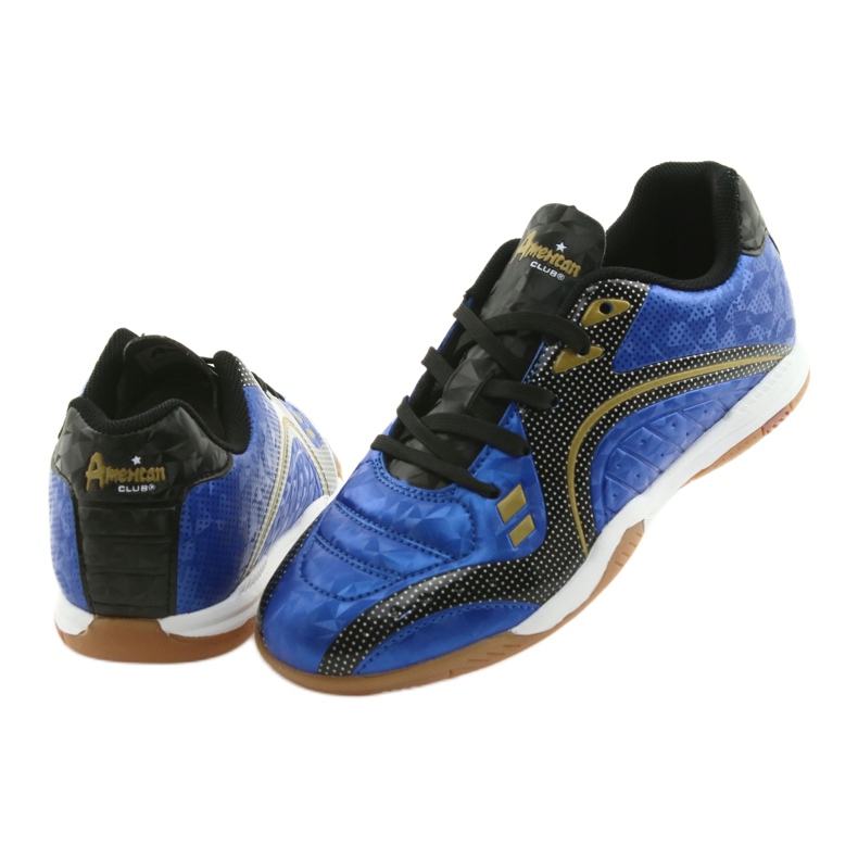 American Club OG13 Royal Hallensportschuhe schwarz blau gelb 4