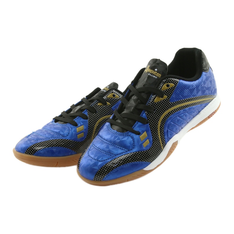 American Club OG13 Royal Hallensportschuhe schwarz blau gelb 3