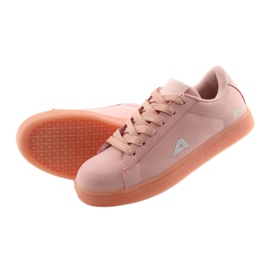 American Club BS07 Sportschuhe, Ledereinsatz rosa 5