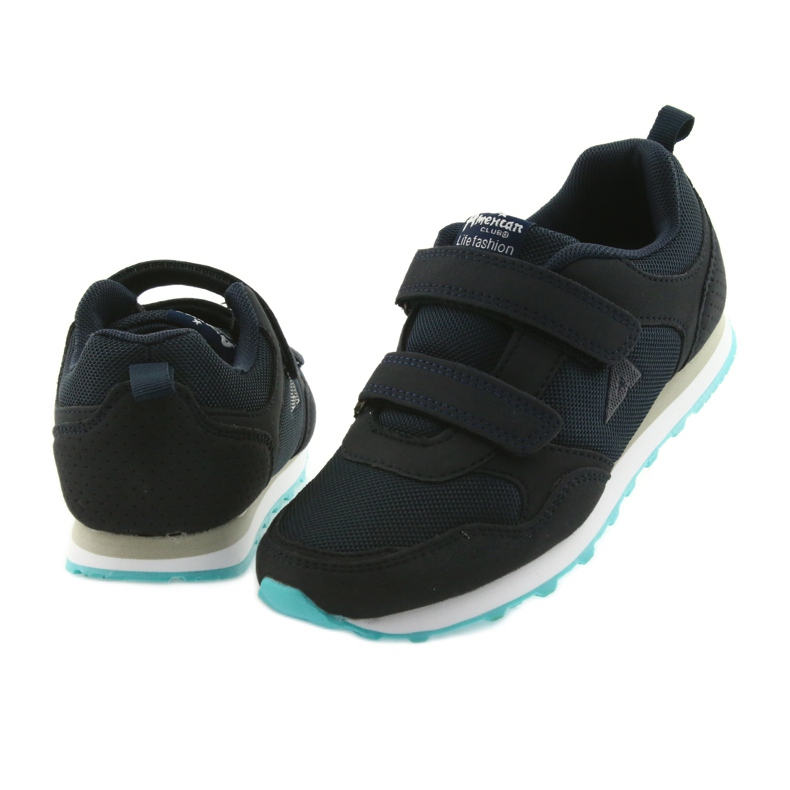 American Club WT30 marineblaue Kinder Sportschuhe farblos 4