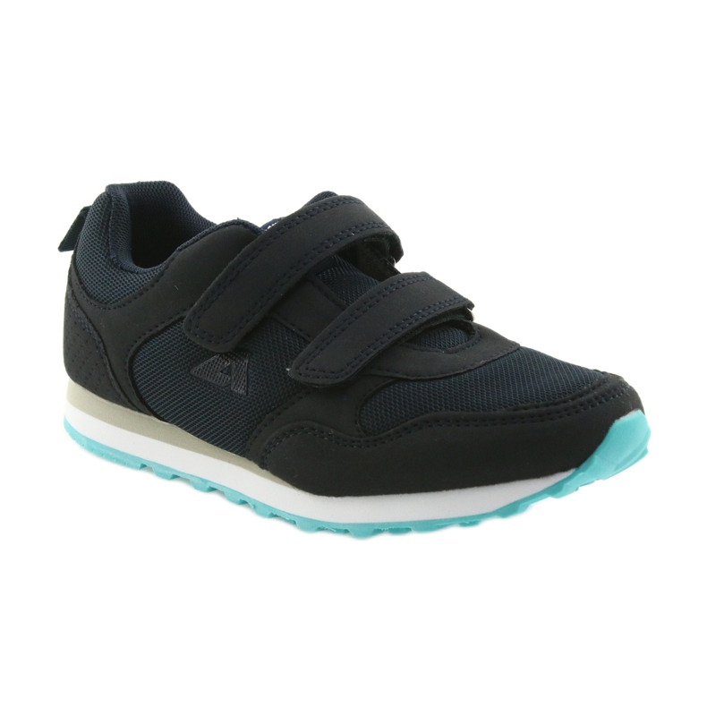 American Club WT30 marineblaue Kinder Sportschuhe farblos 1