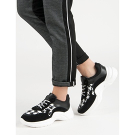 Kylie Sportschuhe mit Muster schwarz 1