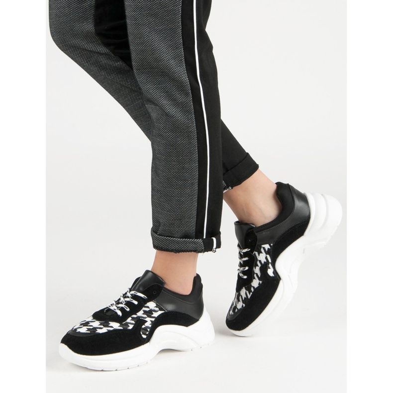 Kylie Sportschuhe mit Muster schwarz 1