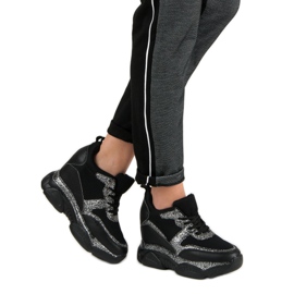 VICES Sneaker mit Brokat schwarz 1