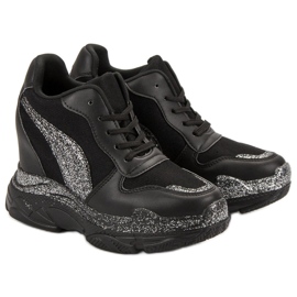 Schwarze Sneaker mit Glitzer VICES 2
