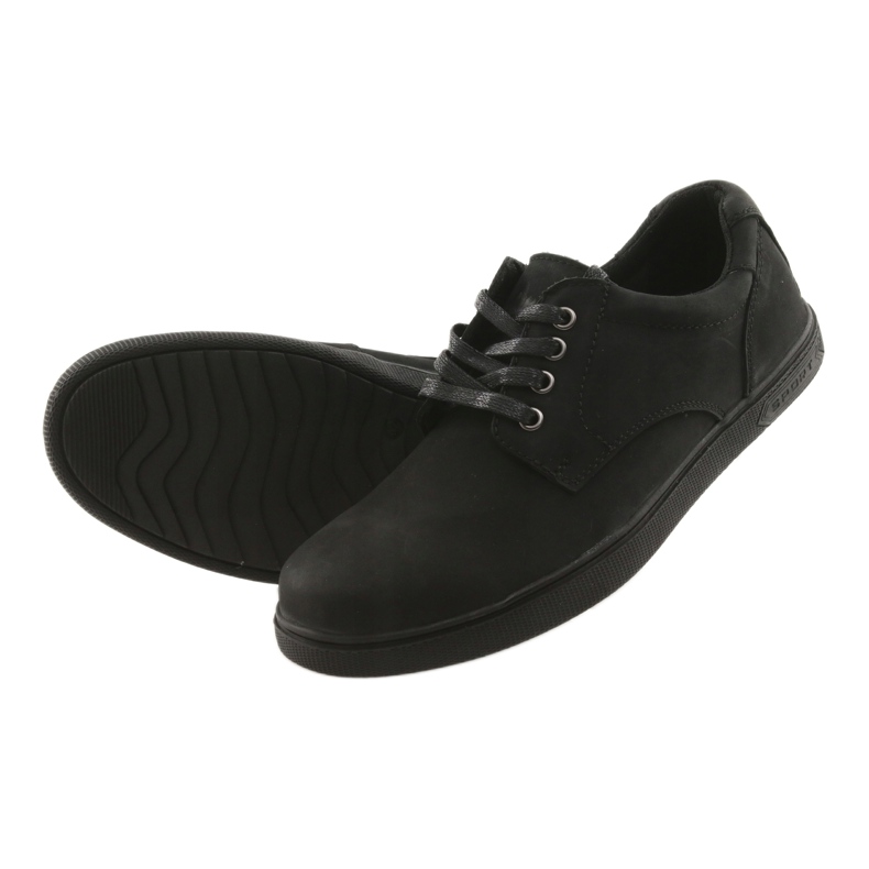 American Club Schwarz -Cycle -Herren -Lederschuhe 4