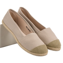 Modische Espadrilles in Beige 1