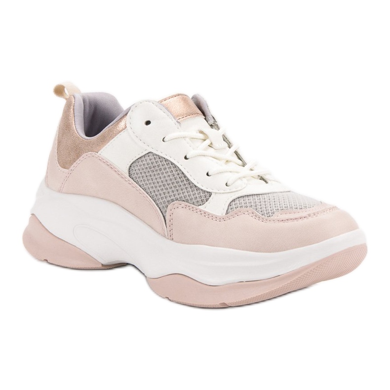 Kylie Modische rosa Turnschuhe 1