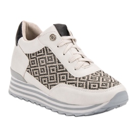 Aclys Sneakers mit Muster braun 1