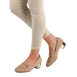 Kylie Hochhackige Loafer braun 2