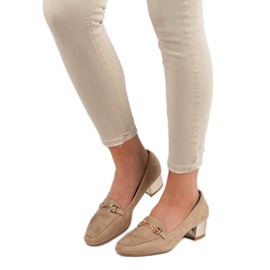 Kylie Hochhackige Loafer braun 1