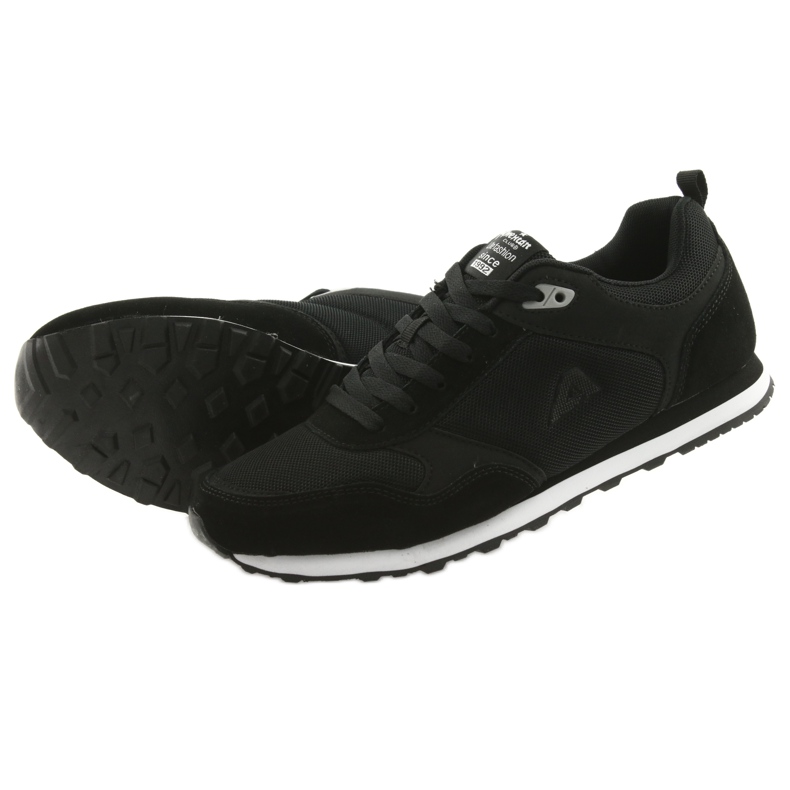 American Club American WT13 schwarze Sportschuhe für Herren 5