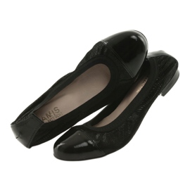 Damen Ballerinas elastisch Gamis 1402 schwarz 5