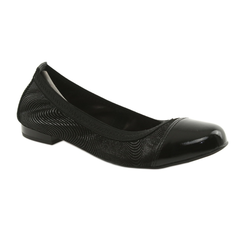 Damen Ballerinas elastisch Gamis 1402 schwarz 1