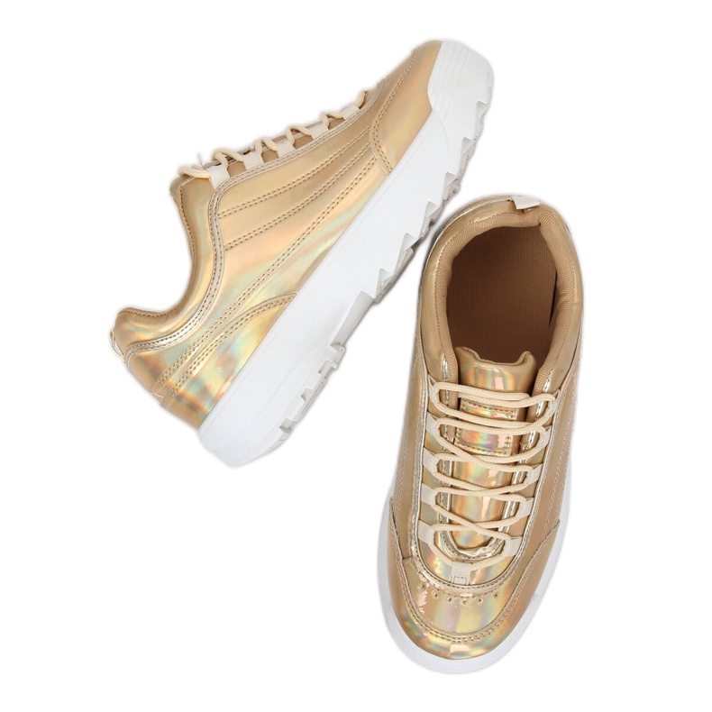 Holographische goldene Sportschuhe 82017 Gold 1
