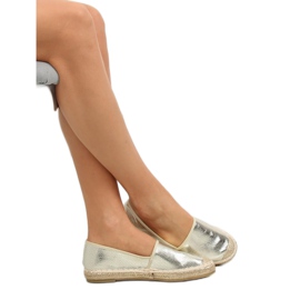 Espadrilles in Metallic-Gold A645-ESP-1 Gold golden 1