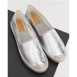 Silbermetallic Espadrilles A645-ESP-1 Silber grau 2