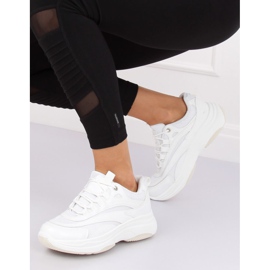 Weiße Damen Sportschuhe B0-15 Weiß 1