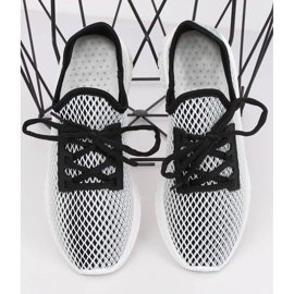 Schwarz PP-45 Schwarze Sportschuhe weiß 1